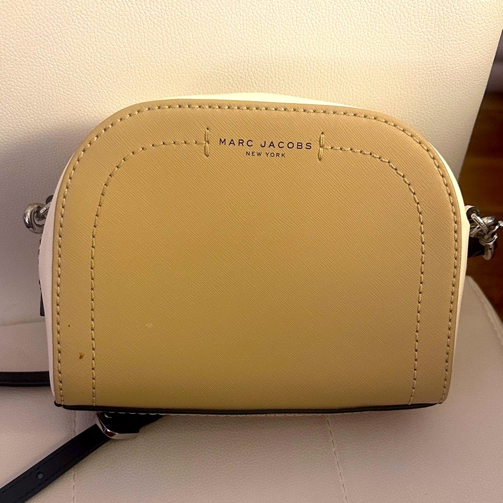 Marc Jacobs Tan and Black Crossbody Bag